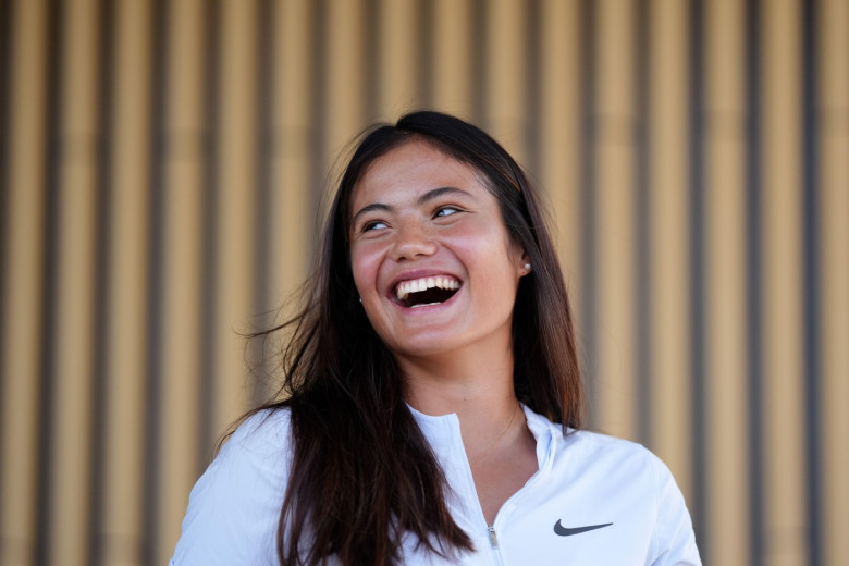Emma Raducanu at the All England Lawn Tennis and Croquet Club in Wimbledon ahead of the Wimbledon Championships, which begins on June 30th. Picture date: Saturday June 28, 2025.