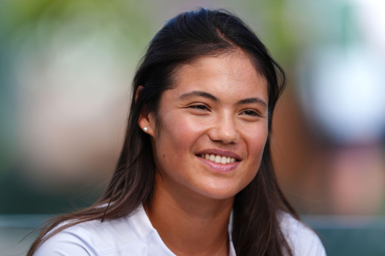 Emma Raducanu speaks to the media at the All England Lawn Tennis and Croquet Club in Wimbledon ahead of the Wimbledon Championships, which begins on June 30th. Picture date: Saturday June 28, 2025.