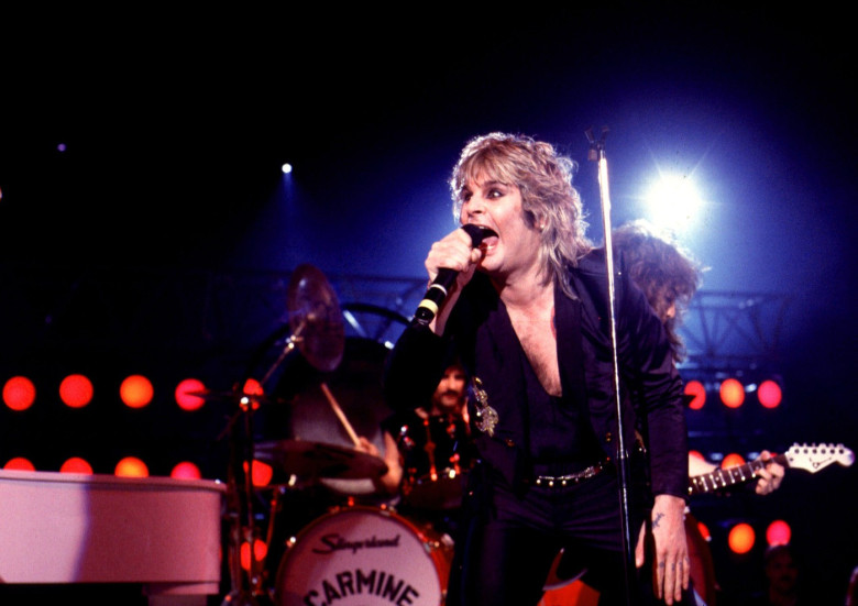 Ozzy Osbourne performs on the TV show "Solid Gold" 1983  Credit: Ron Wolfson / Rock Negatives / MediaPunch