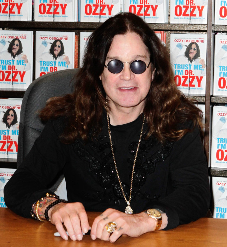 Ozzy Osbourne Signs Copies of Trust Me I'm Dr. Ozzy