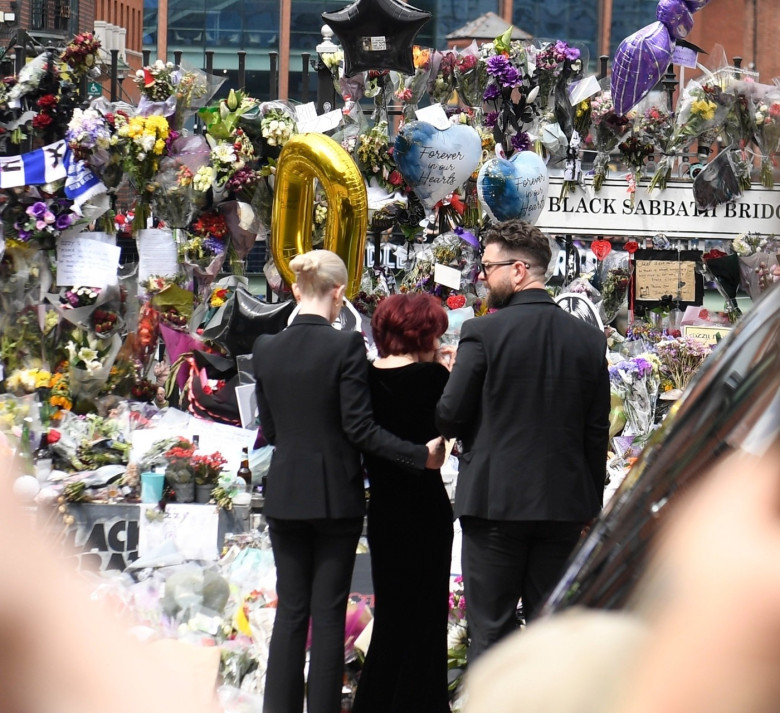 Sharon Osbourne and family attend Ozzy Osbourne's funeral in Birmingham