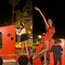 Mădălina Ghenea, apariție spectaculoasă pe plajă alături de fiica ei. Cum se menține în formă actrița?