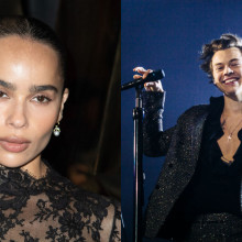 Harry Styles și Zoe Kravitz, surprinși sărutându-se pasional într-un restaurant din Londra