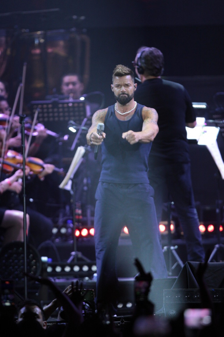Ricky Martin During His Tour, Ricky Martin-sinfonico At The National Auditorium In Mexico City