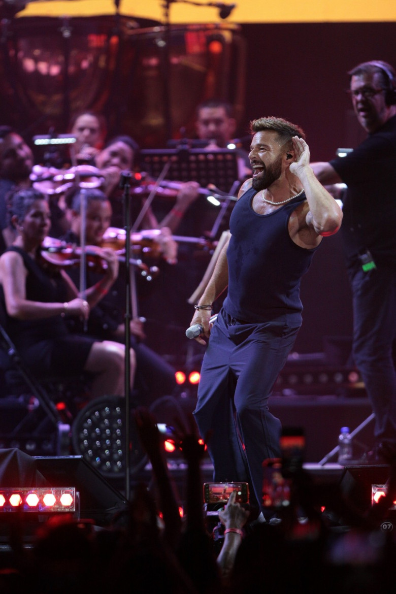 Ricky Martin During His Tour, Ricky Martin-sinfonico At The National Auditorium In Mexico City
