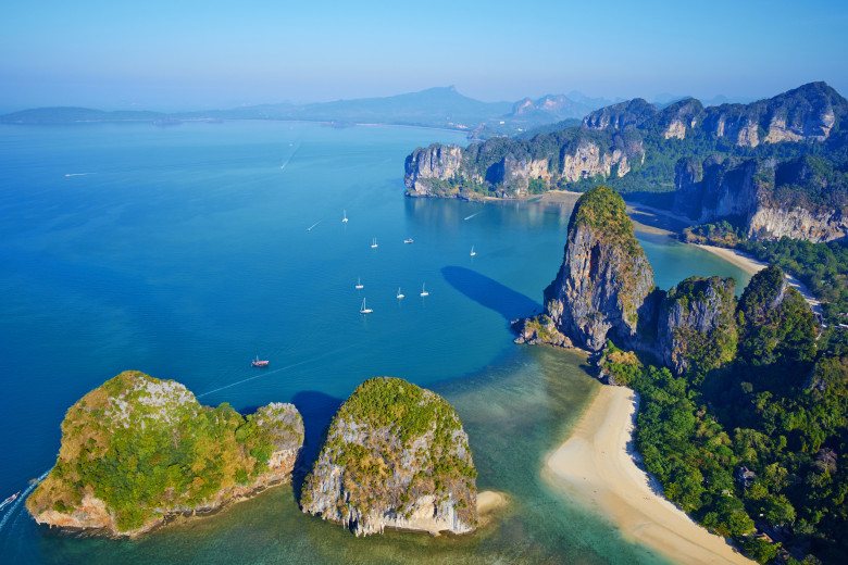 Thailand, Krabi province, Railay beach