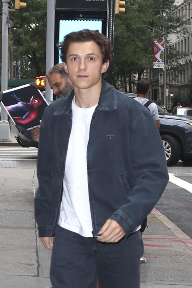 Tom Holland heads to Prada event in New York City