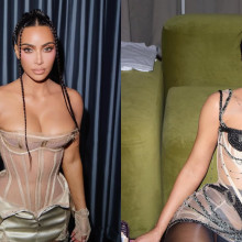 Kim Kardashian a întors toate privirile într-o lenjerie transparentă la ziua ei de naștere