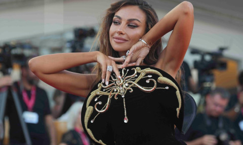 Venice, Italy. 01st Sep, 2025. MADALINA DIANA GHENEA on the red carpet for the screening of the film The Smashing Machine at the 82nd Venice International Film Festival in Venice, Italy on September 1, 2025. Photo by Laurent Lairys/ABACAPRESS.COM Credit: