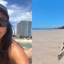 Jessica Alba a întors toate privirile pe o plajă din Australia. Actrița s-a bucurat de soare între filmările pentru „The Mark”