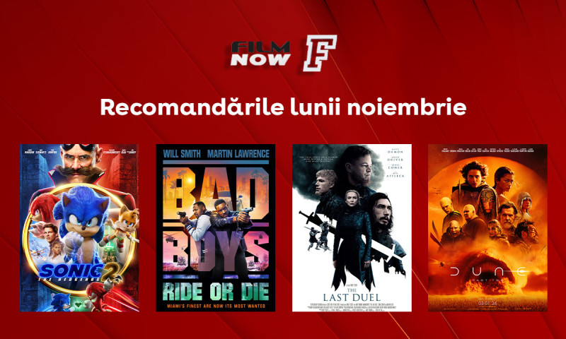Noiembrie, luna aventurii și a suspansului la Film Now
