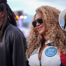 Beyonce a întors toate privirile la Formula 1 din Las Vegas într-o salopetă cu decolteu