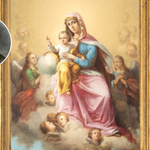 Icoană pictată de Nicolae Grigorescu este scoasă la licitație în București. „Maica Domnului cu Pruncul” are un preț de pornire de 18.000 de euro