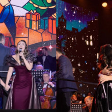 Andra și Eva Măruță au emoționat publicul cu un duet surpriză. Cele două au interpretat melodia „Colindăm, Colindăm”