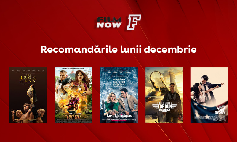 Intră în atmosfera de vacanță cu peliculele Film Now din luna decembrie