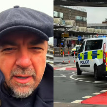 Horia Brenciu, surprins în mijlocul unui jaf pe aeroportul Heathrow
