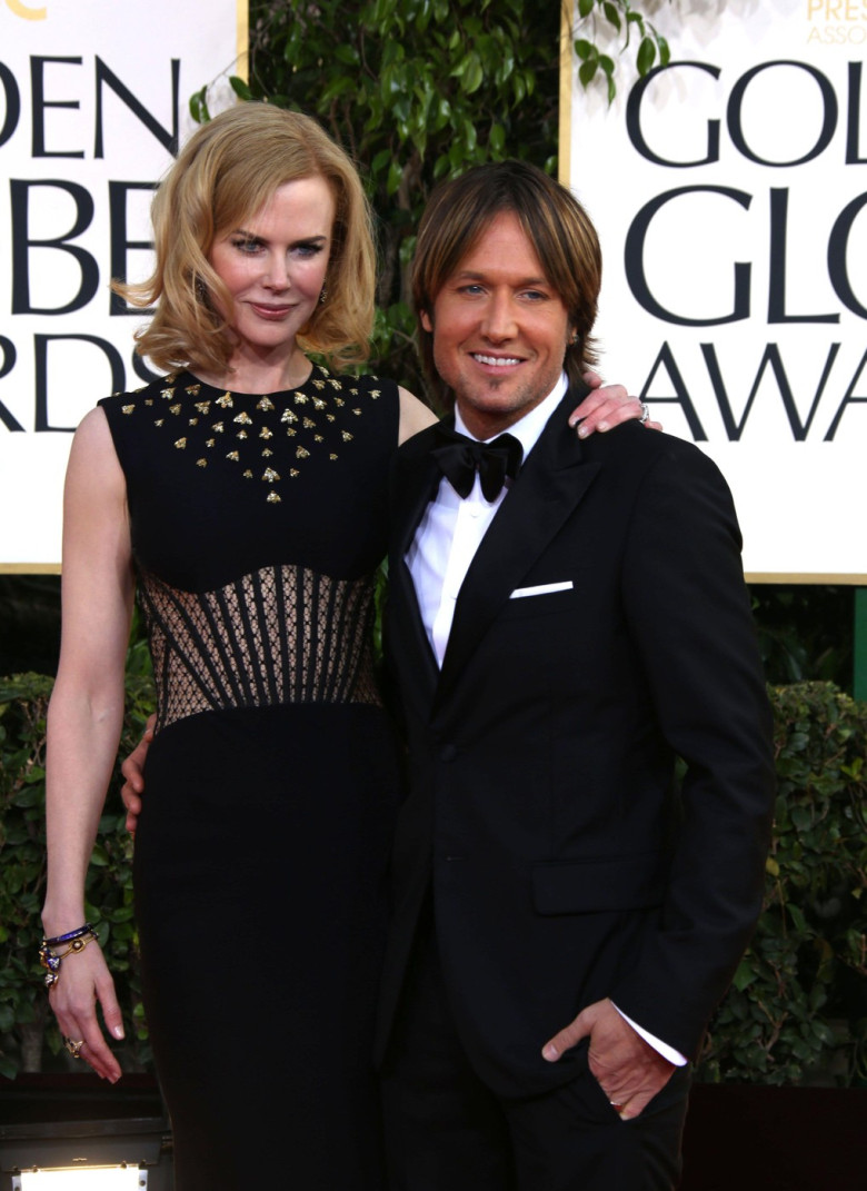Nicole Kidman and Keith Urban at the 70th Annual Golden Globe Awards presented by the Hollywood Foreign Press Association in Los Angeles - 13 January 2013