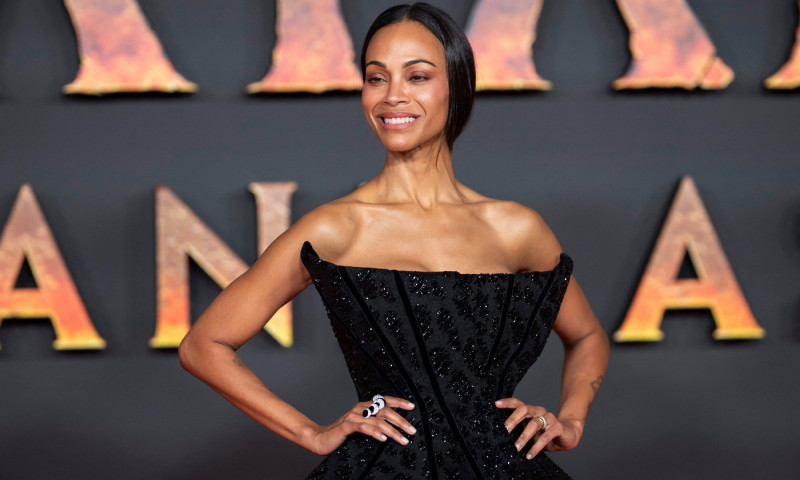 Paris, France. 05th Dec, 2025. Zoe Saldana attends the "Avatar: Fire And Ash" European Premiere on December 05, 2025 in Boulogne-Billancourt, near Paris, France. Photo by Eliot Blondet/ABACAPRES.COM Credit: Abaca Press/Alamy Live News