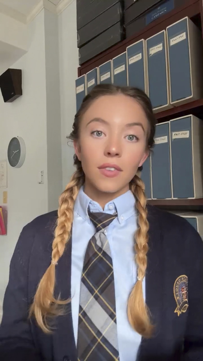 Sydney Sweeney on social media