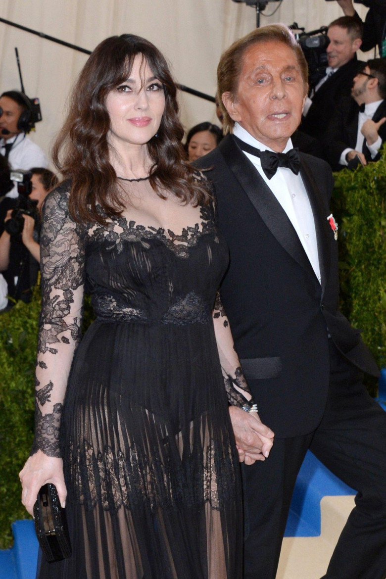 File photo - Monica Bellucci and Valentino Garavani attending The Metropolitan Museum of Art Costume Institute Benefit Gala 2017, in New York, USA on May 01, 2017. - Italian fashion legend Valentino Garavani has died at 93. Photo by Aurore Marechal/ABACAP