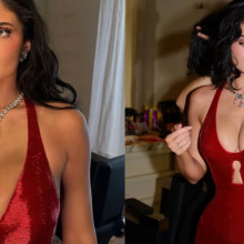 Kylie Jenner a întors toate privirile într-o rochie inspirată de Jessica Rabbit