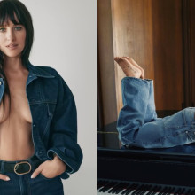 Dakota Johnson pozează aproape fără haine într-o nouă campanie de modă pentru primăvara lui 2026
