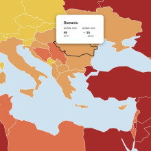 Libertatea presei la nivel global atinge cel mai scăzut nivel din ultimii 25 de ani. România rămâne pe locul 49 în clasamentul mondial