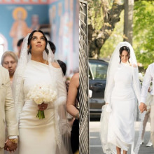 Dorian Popa și Andreea au făcut publice imaginile de la biserică. Jurământul miresei ar fi fost inspirat dintr-un film