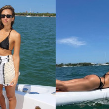 Jessica Alba a atras toate privirile în costum de baie la 45 de ani. Actrița a petrecut pe iaht alături de iubitul ei, Danny Ramirez