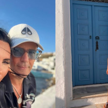 Lavinia Pîrva și Ștefan Bănică au ales din nou Grecia. Cum au fost surprinși cei doi în Mykonos