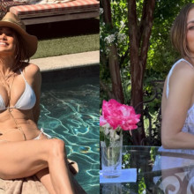 Jennifer Lopez a atras toate privirile într-un costum de baie alb. Artista a petrecut Memorial Day alături de copiii ei