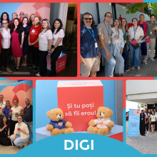 Solidaritate fără frontiere - peste 700 de angajați din 4 țări, la prima ediție europeană „DIGI Donează Viață”