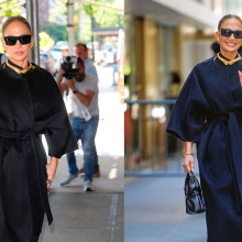 Jennifer Lopez a purtat pantofi românești pe străzile din New York. Cine a creat modelul purtat de vedetă?