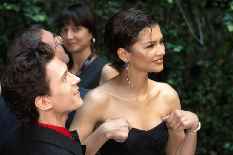 Tom Holland und Zendaya beim Photocall zum Kinofilm 'Spider-Man: Brand New Day' im Four Seasons Hotel. Madrid, 15.06.2026