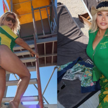 Loredana Groza a atras toate privirile în costum de baie. Artista a pozat în stilul „Baywatch”