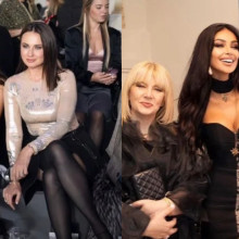 Mădălina Ghenea a ales o rochie neagră din dantelă la Bucharest Fashion Week. A continuat seara în club până la 4 dimineața