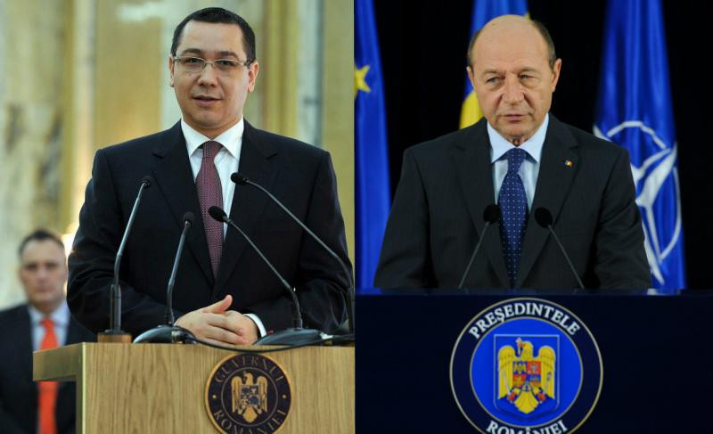 Traian Basescu Victor Ponta colaj
