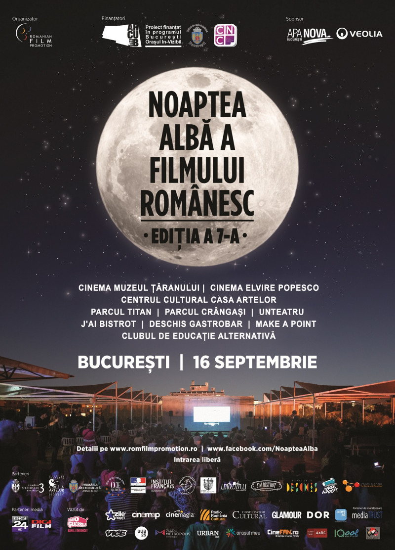 Poster Noaptea Alba a Filmului Romanesc