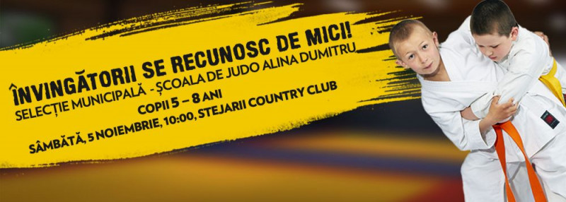 Selectia Municipala pentru Scoala de Judo Alina Dumitru