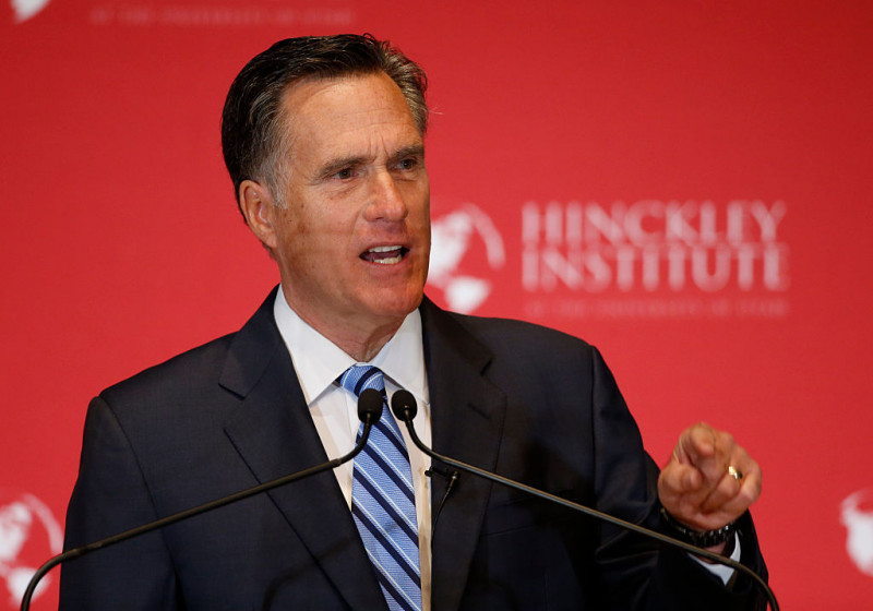 Mitt Romney Delivers Speech On State Of 2016 GOP Presidential Race