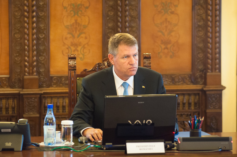 Klaus Iohannis, sedinta CSAT 9 iunie 2015 - presidency.ro