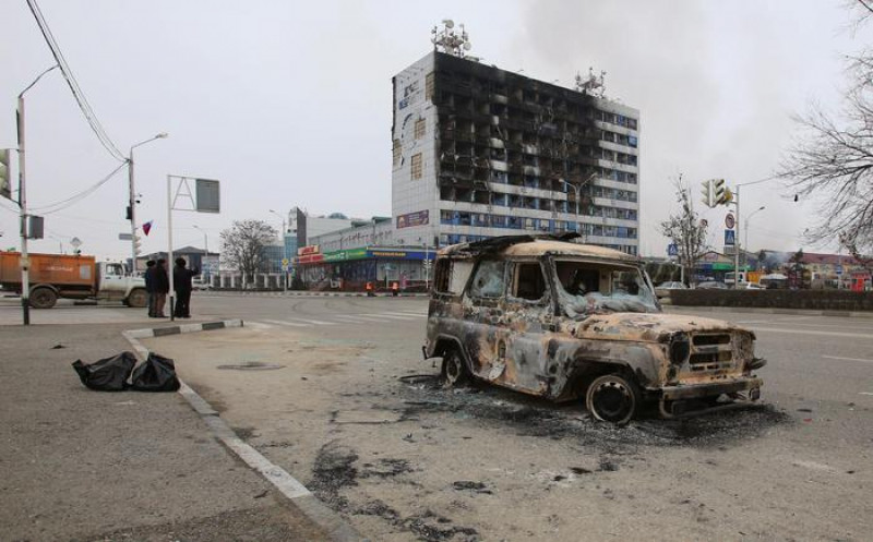 Terrorist attack in Grozny