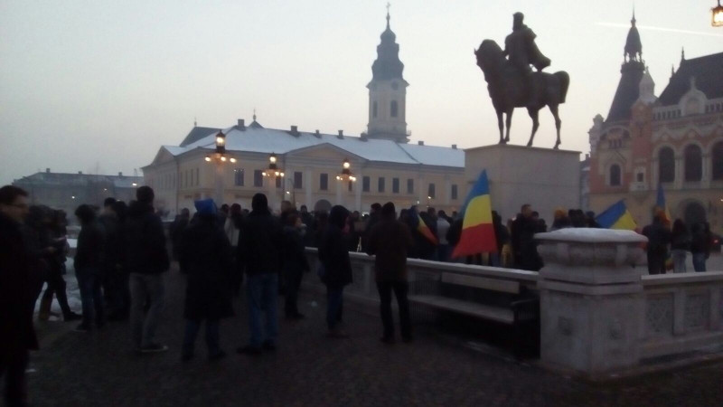 protest amnistie Oradea 220117