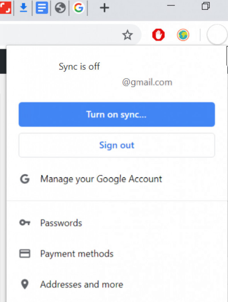google manage your account