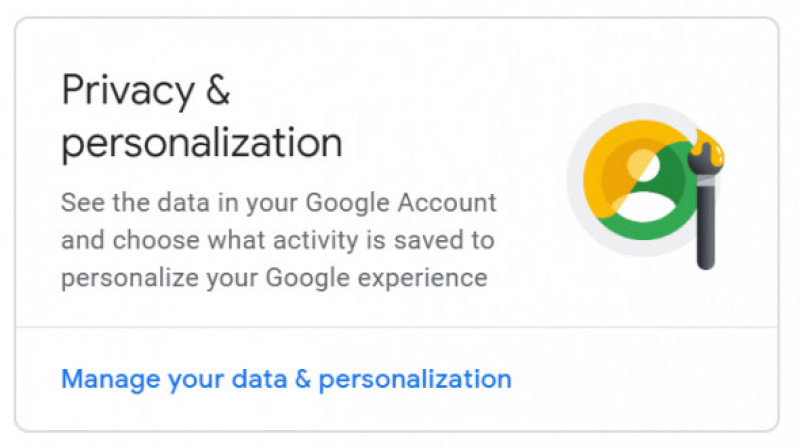 privacy and personalization google