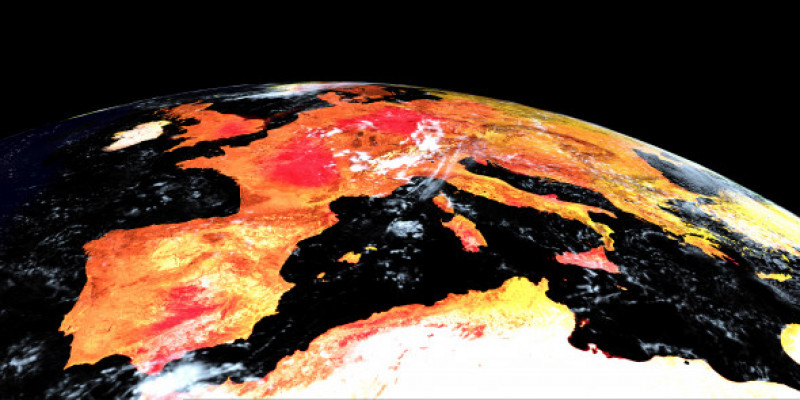 Heatwave,Over,Europe.,Extremely,Detailed,And,Realistic,High,Resolution,3d