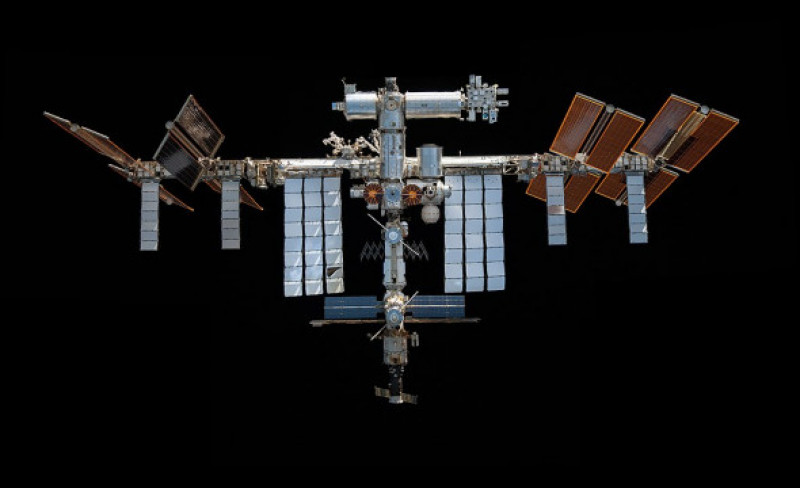 ISS 110mm nadir mosaic created with imagery from Expedition 66.