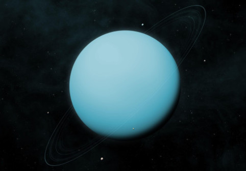 O lună a planetei Uranus, necunoscută anterior, descoperită cu ajutorul telescopului spaţial James Webb. „O istorie haotică”
