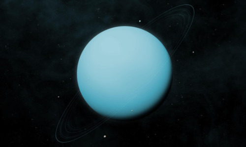 O lună a planetei Uranus, necunoscută anterior, descoperită cu ajutorul telescopului spaţial James Webb. „O istorie haotică”