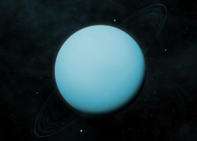 O lună a planetei Uranus, necunoscută anterior, descoperită cu ajutorul telescopului spaţial James Webb. „O istorie haotică”